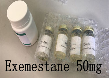 Chine Oestrogène d'inhibiteur d'Aromatase de pilules d'Aromasin de stéroïdes de croissance de muscle d'Exemestane 50mg anti fournisseur