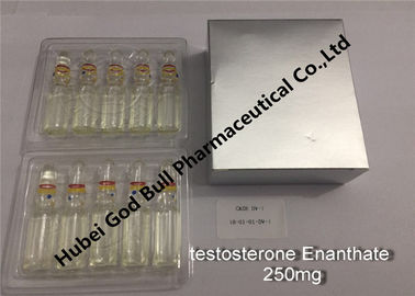 Chine qualité superbe injectable de l'injection 250mg/ml 1ml/vial de stéroïdes anabolisant d'enanthate de testostérone fournisseur